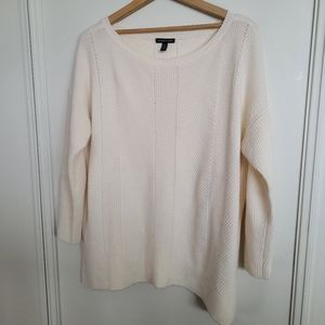 Eileen Fisher Fine Merino Wool Knit Pullover Sweater